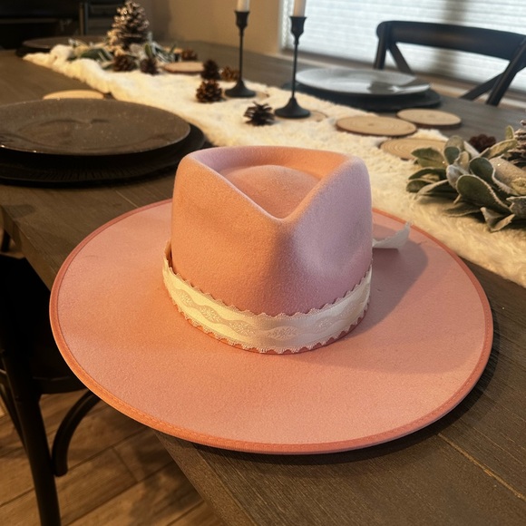 Lack of Color - stardust rancher - dusty pink fedora main image 6